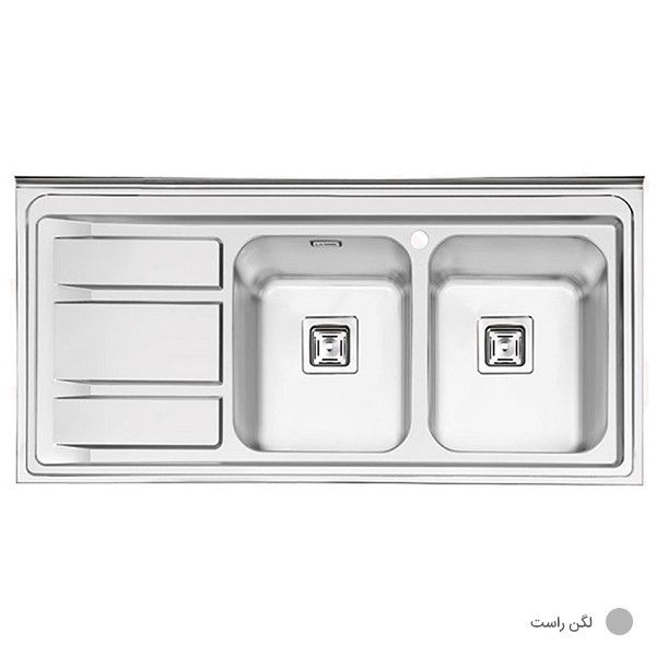 سینک ایلیا استیل مدل1068 فانتزی روکار